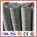 Cartridges for cartridge type dust collector with high efficiency